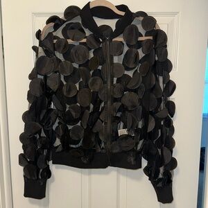 Shein Sheer Bomber Jacket NWOT